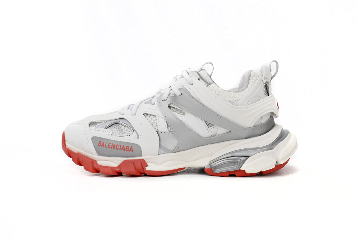 EM Sneakers  Balenciaga Track Sneaker White Grey Red (Without LED)
