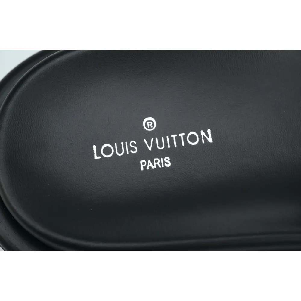 EM Sneakers  Louis Vuitton Pool Pillow Comfort Mules Black Embossing