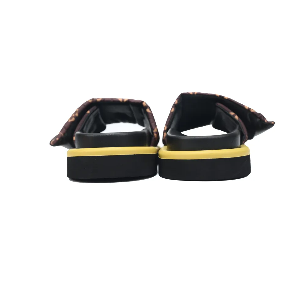 EM Sneakers  Louis Vuitton Pool Pillow Comfort Mules Brown Metal Label