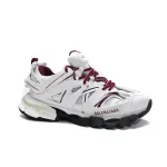 EM Sneakers Balenciaga Track Sneaker White Claret Red (Without LED)