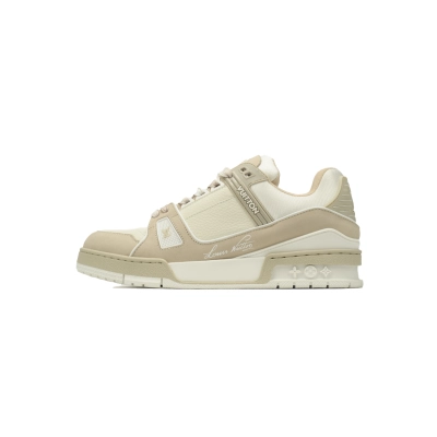 EM Sneakers Louis Vuitton Trainer Khaki 01