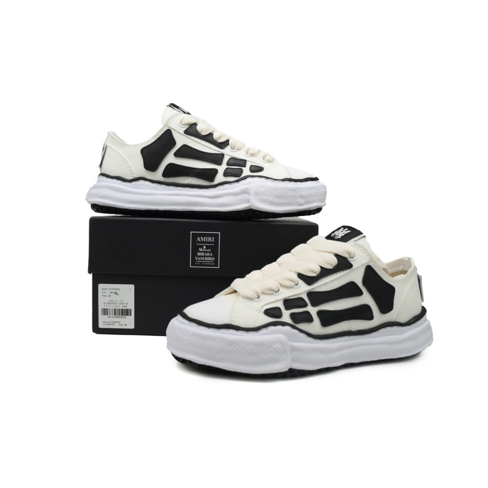 EM Sneakers Mihara Yasuhiro x AMIRI Skel-Top Low Off White