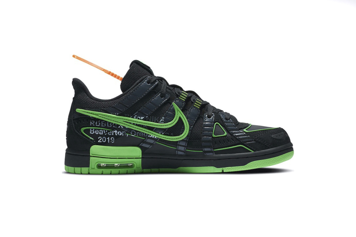 EM Sneakers Nike Air Rubber Dunk Off-White Green Strike