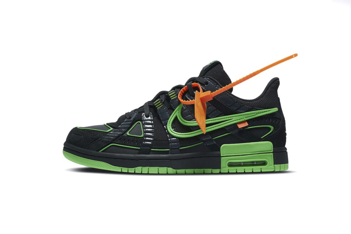 EM Sneakers Nike Air Rubber Dunk Off-White Green Strike