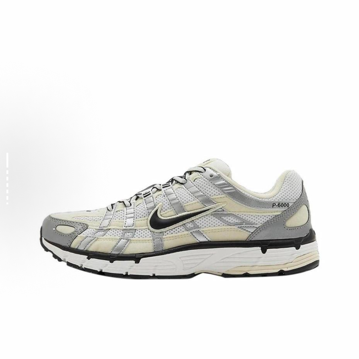 EM Sneakers Nike P-6000 Coconut Milk Metallic Silver