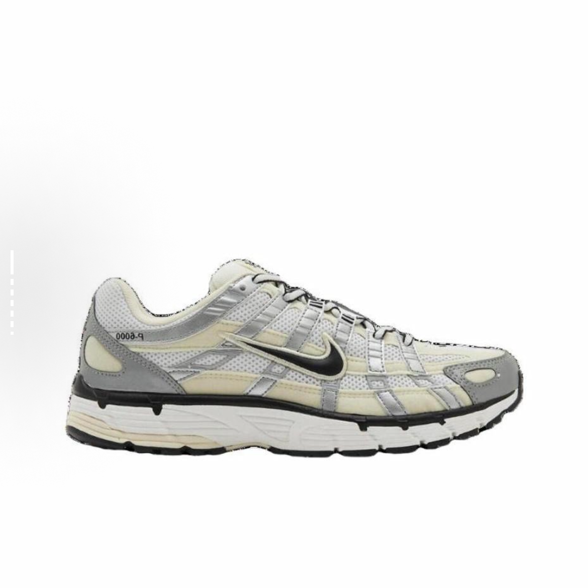 EM Sneakers Nike P-6000 Coconut Milk Metallic Silver