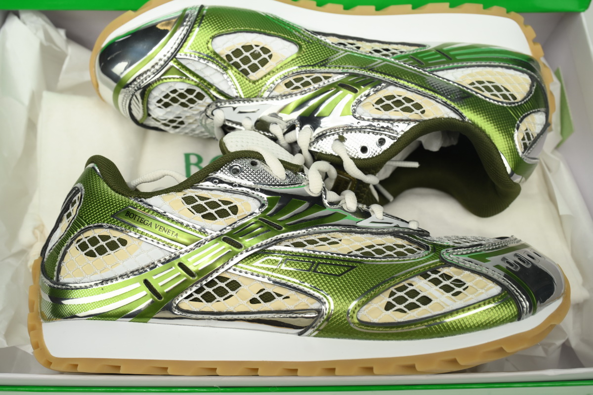 EM Sneakers Bottega Veneta Orbit Olive Green