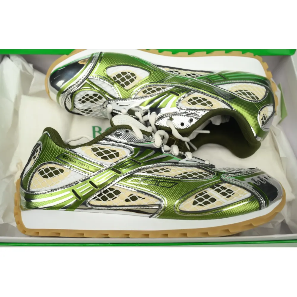 EM Sneakers Bottega Veneta Orbit Olive Green