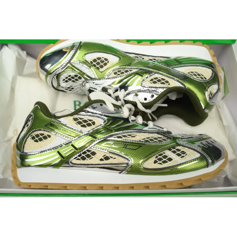 EM Sneakers Bottega Veneta Orbit Olive Green