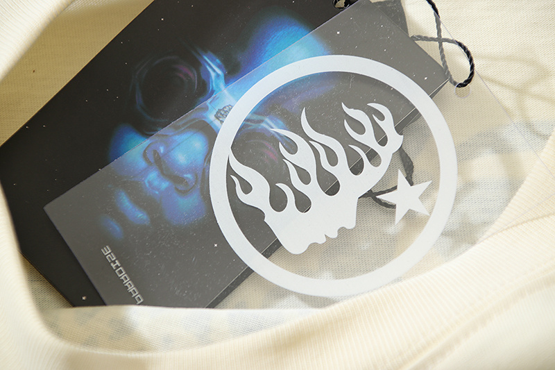 EM Sneakers Hellstar T-Shirt 510 Apricot & White