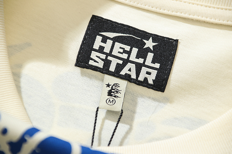 EM Sneakers Hellstar T-Shirt 510 Apricot & White