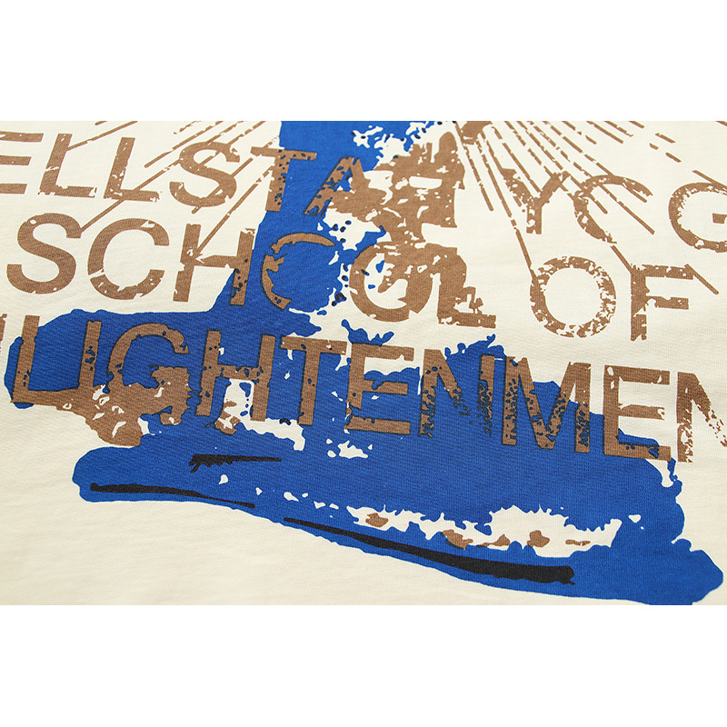 EM Sneakers Hellstar T-Shirt 510 Apricot & White