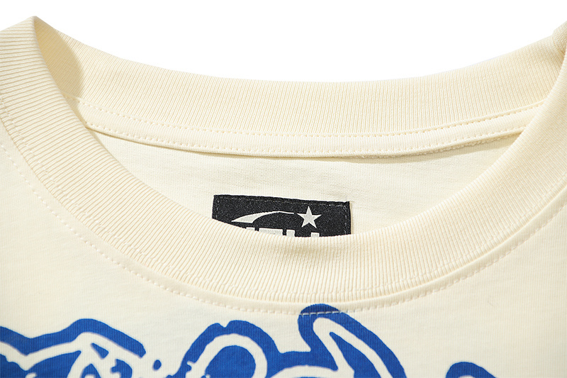 EM Sneakers Hellstar T-Shirt 510 Apricot & White