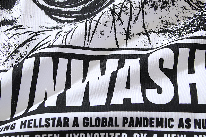 EM Sneakers Hellstar T-Shirt 520 Black & White