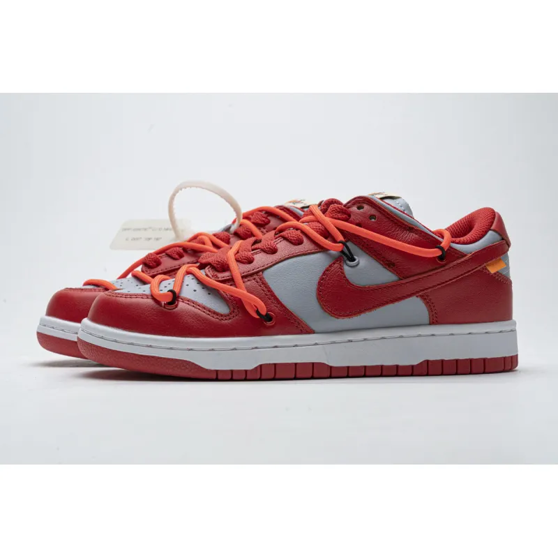 EM Sneakers Nike SB Dunk Low Off-White University Red