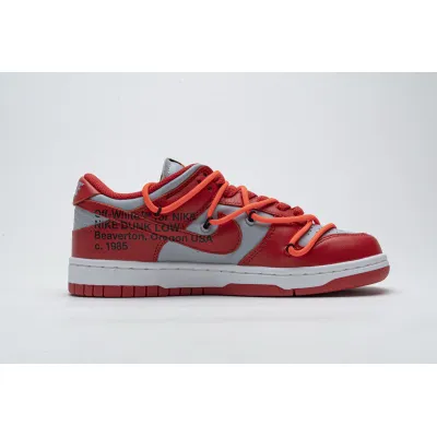 EM Sneakers Nike SB Dunk Low Off-White University Red 02