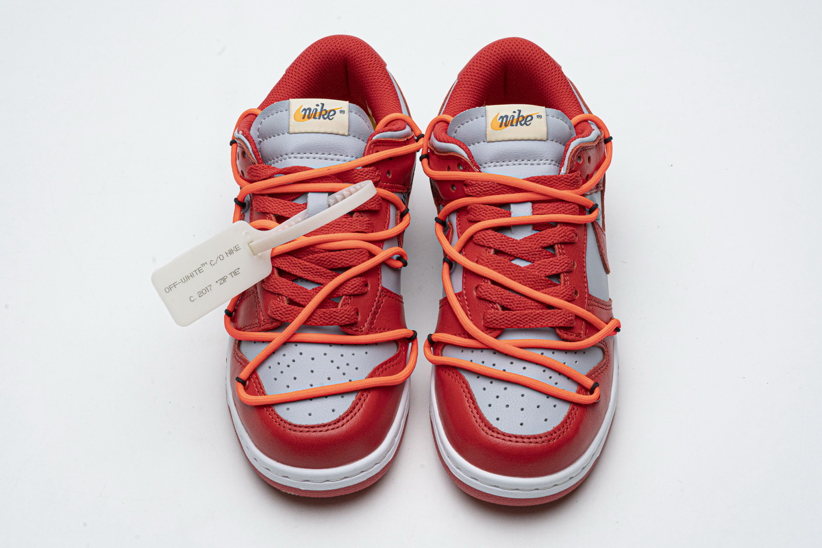 EM Sneakers Nike SB Dunk Low Off-White University Red