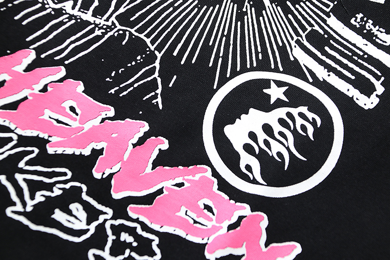 EM Sneakers Hellstar T-Shirt 507 White & Black & Yellow