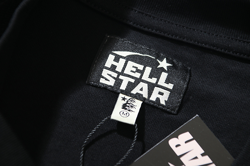 EM Sneakers Hellstar T-Shirt 507 White & Black & Yellow