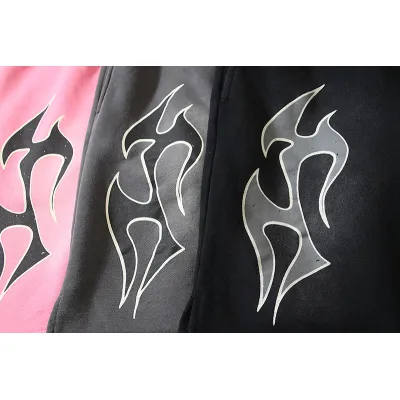 EM Sneakers Hellstar Short Pants 700 Black & Gray & Pink 02