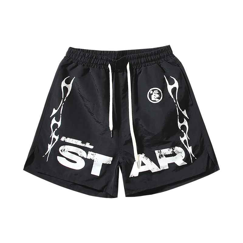 EM Sneakers Hellstar Short Pants 707 Black & Yellow