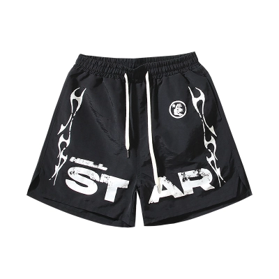 EM Sneakers Hellstar Short Pants 707 Black & Yellow 02