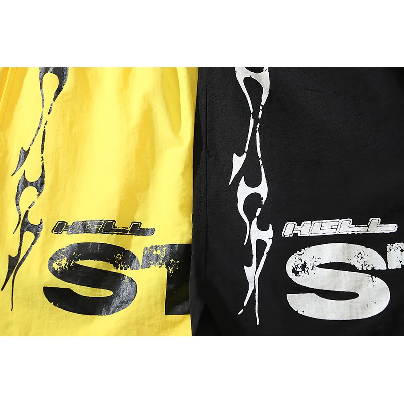 EM Sneakers Hellstar Short Pants 707 Black & Yellow