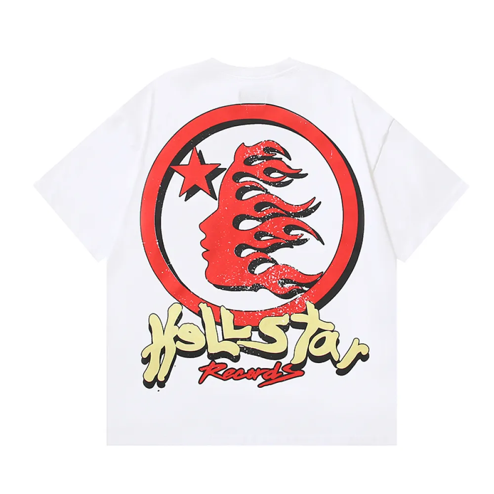 EM Sneakers Hellstar T-Shirt 508 White & Black & Yellow