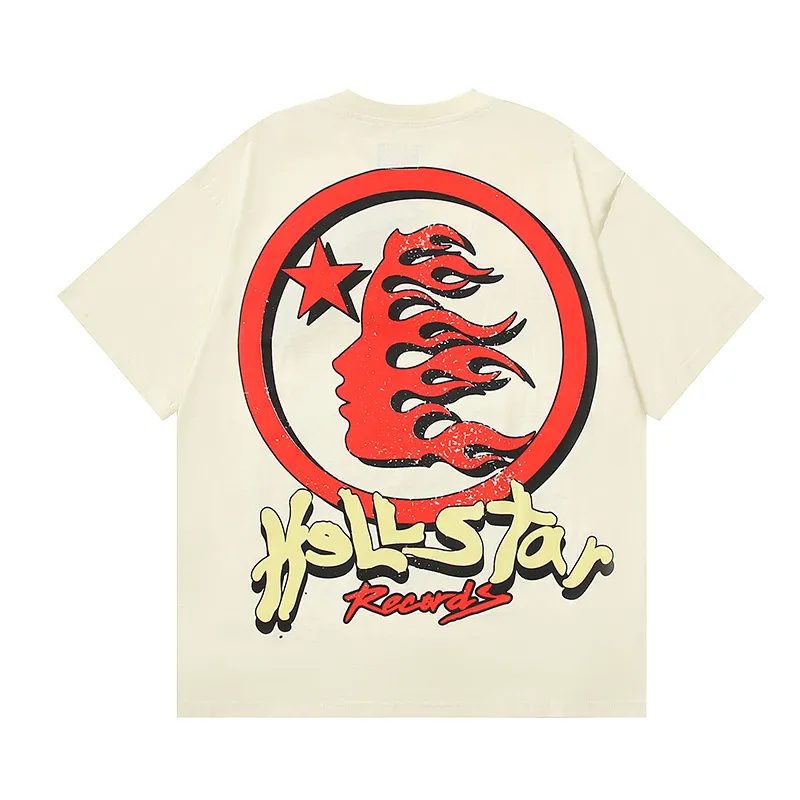 EM Sneakers Hellstar T-Shirt 508 White & Black & Yellow