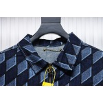 EM Sneakers Louis Vuitton LV Jacket Diamond Print Denim
