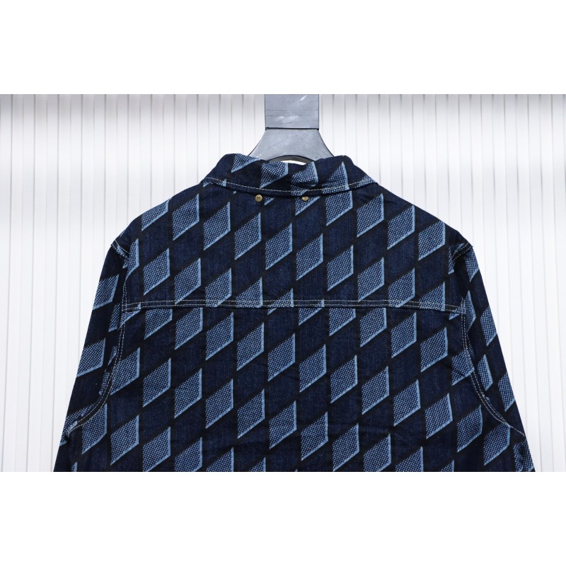 EM Sneakers Louis Vuitton LV Jacket Diamond Print Denim