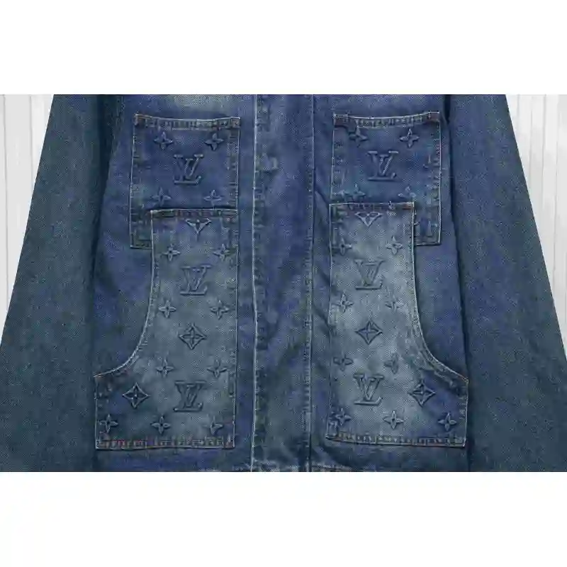 EM Sneakers Louis Vuitton LV Jacket Embossed Denim