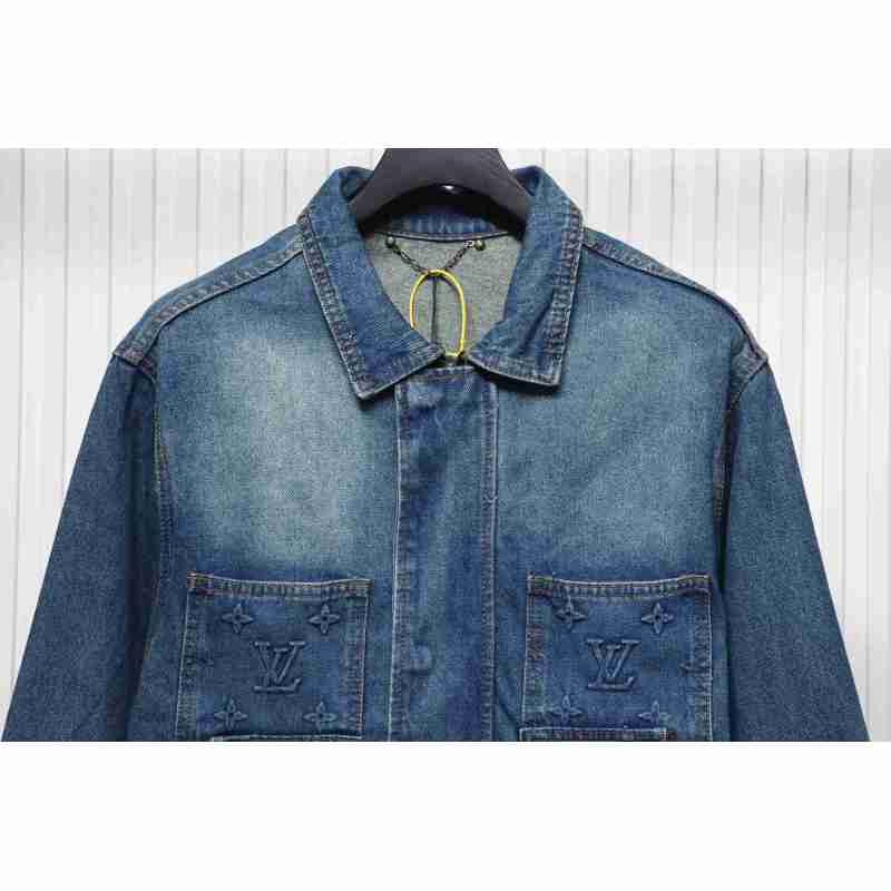 EM Sneakers Louis Vuitton LV Jacket Embossed Denim