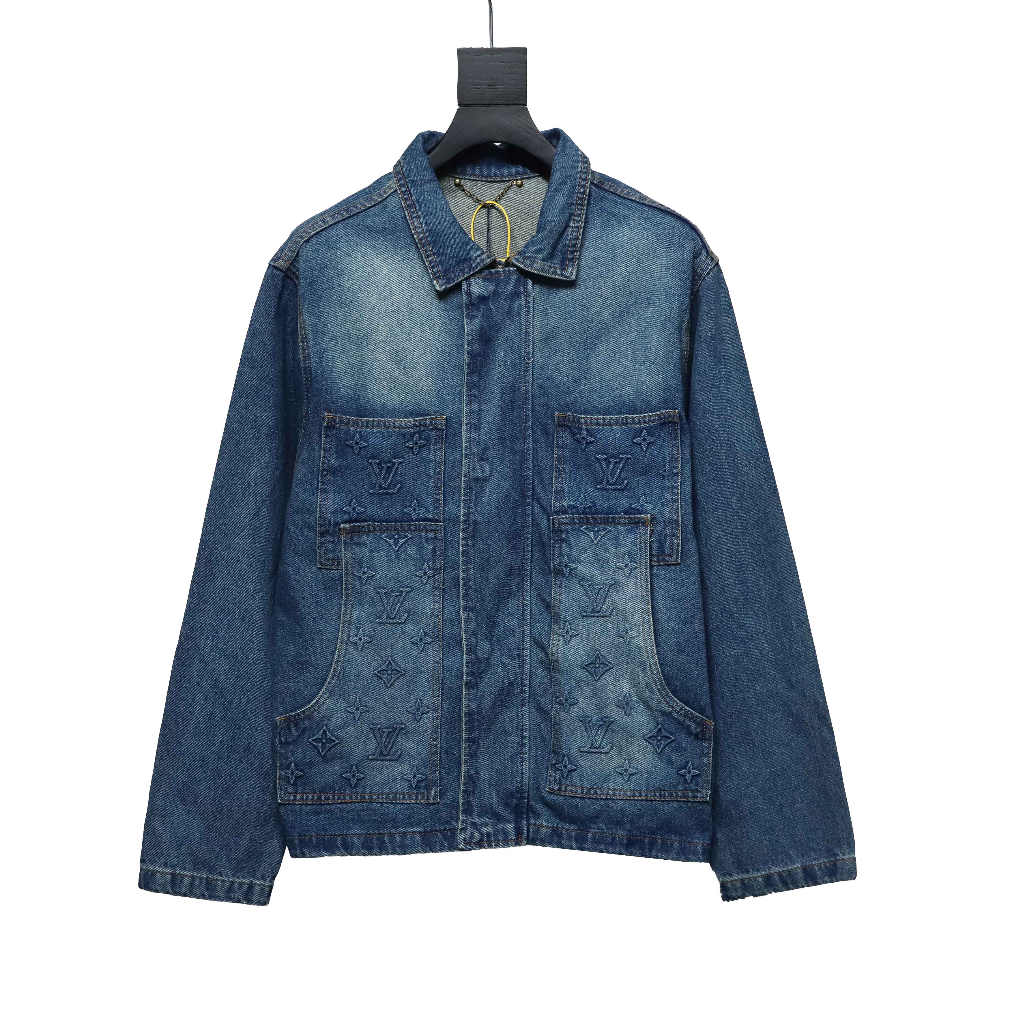 EM Sneakers Louis Vuitton LV Jacket Embossed Denim