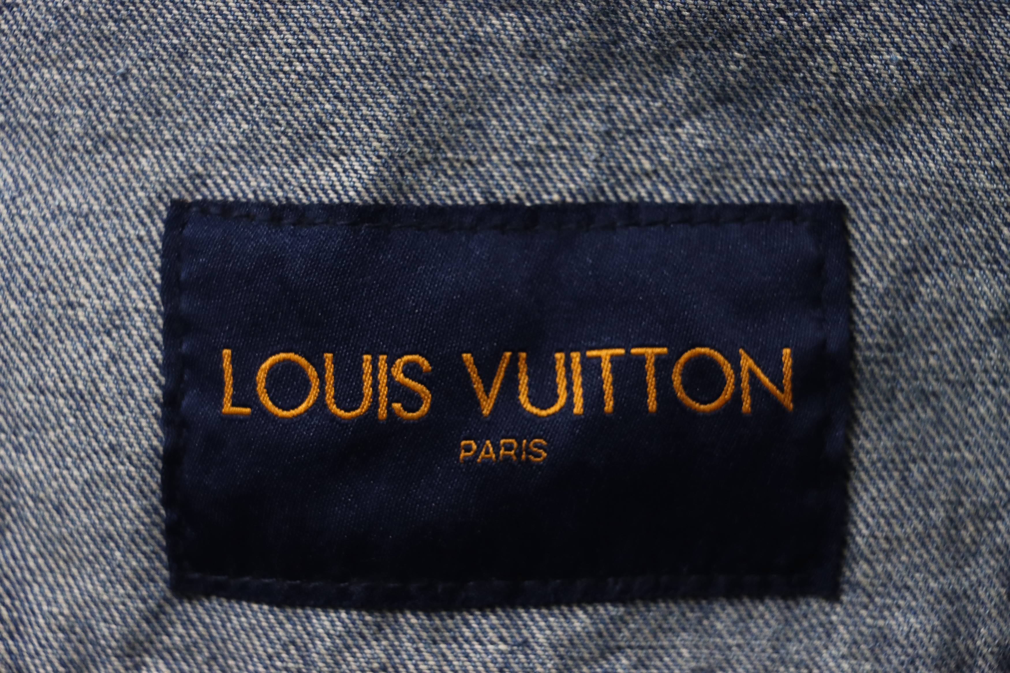 EM Sneakers Louis Vuitton LV Jacket Embossed Denim
