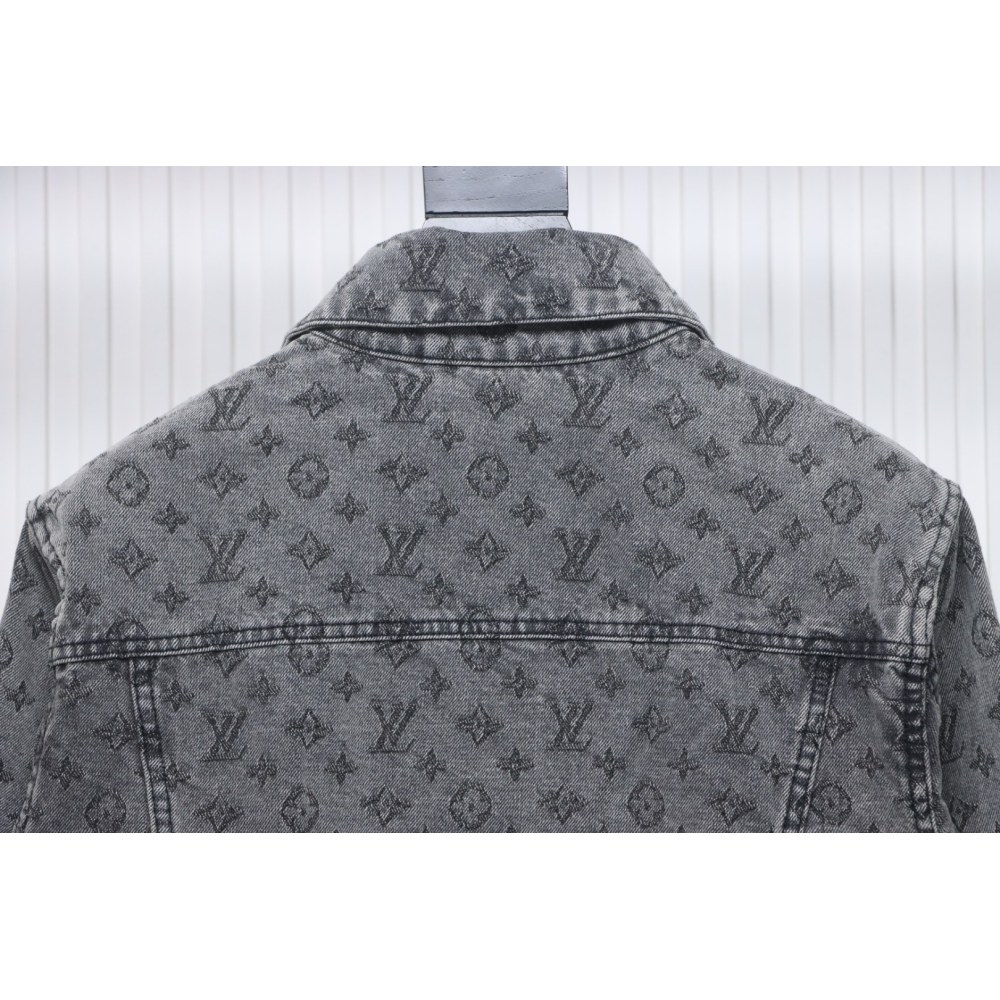EM Sneakers Louis Vuitton LV Jacket Monogram Jacquard Denim Grey
