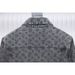 EM Sneakers Louis Vuitton LV Jacket Monogram Jacquard Denim Grey