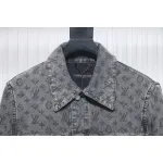 EM Sneakers Louis Vuitton LV Jacket Monogram Jacquard Denim Grey
