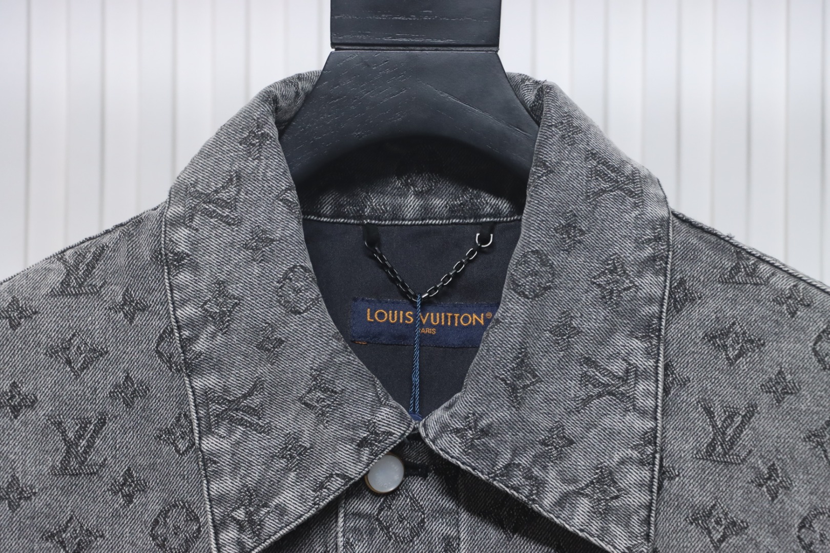 EM Sneakers Louis Vuitton LV Jacket Monogram Jacquard Denim Grey