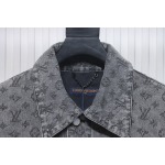 EM Sneakers Louis Vuitton LV Jacket Monogram Jacquard Denim Grey