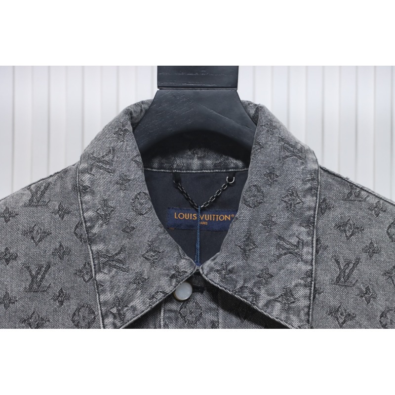 EM Sneakers Louis Vuitton LV Jacket Monogram Jacquard Denim Grey