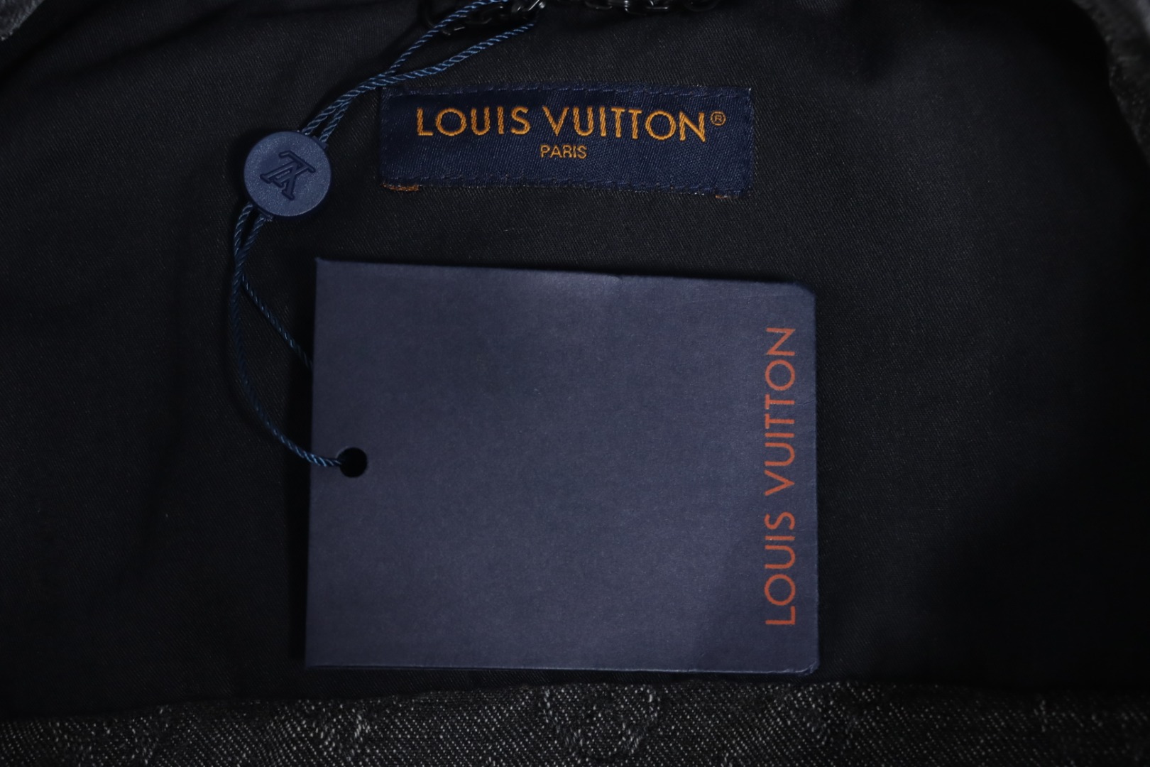 EM Sneakers Louis Vuitton LV Jacket Monogram Jacquard Denim Grey