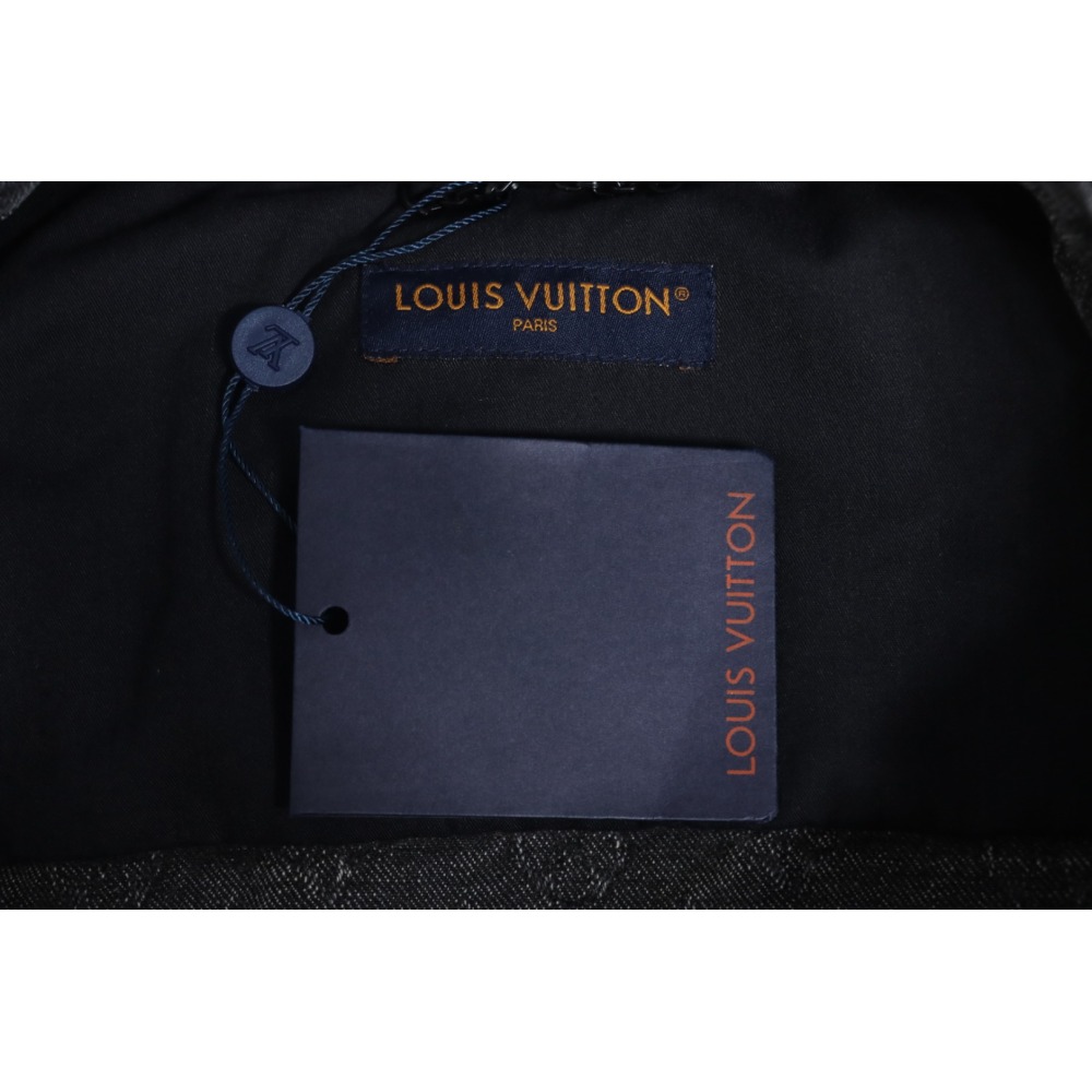 EM Sneakers Louis Vuitton LV Jacket Monogram Jacquard Denim Grey