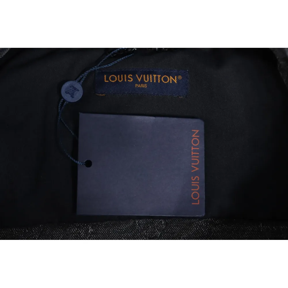 EM Sneakers Louis Vuitton LV Jacket Monogram Jacquard Denim Grey