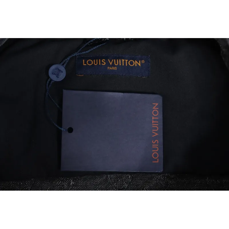 EM Sneakers Louis Vuitton LV Jacket Monogram Jacquard Denim Grey