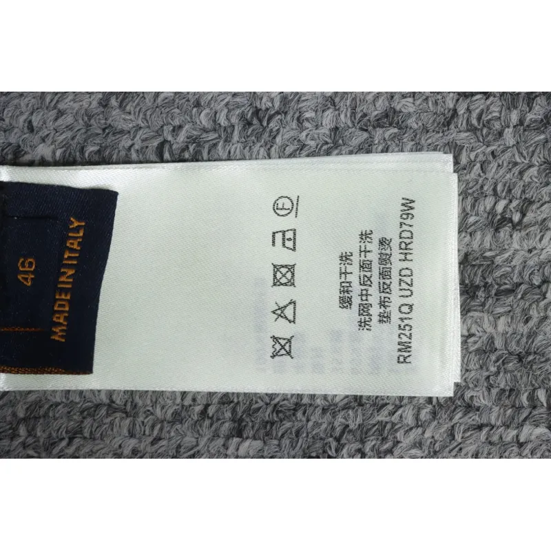 EM Sneakers Louis Vuitton LV Jacket Monogram Jacquard Denim Grey