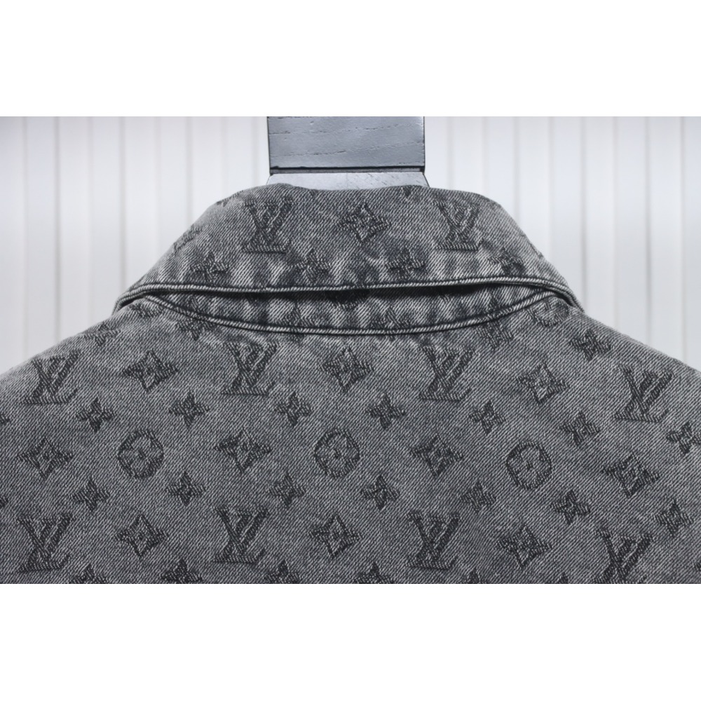 EM Sneakers Louis Vuitton LV Jacket Monogram Jacquard Denim Grey