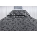 EM Sneakers Louis Vuitton LV Jacket Monogram Jacquard Denim Grey