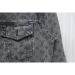 EM Sneakers Louis Vuitton LV Jacket Monogram Jacquard Denim Grey