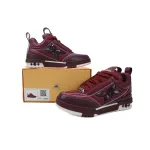 EM Sneakers Louis Vuitton LV Skate Sneaker Bordeaux Red